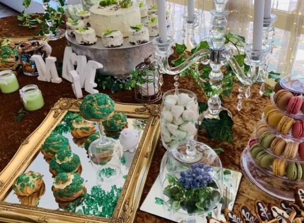 Vila Santa Barbara puosyba ir dekoravimas vestuvems